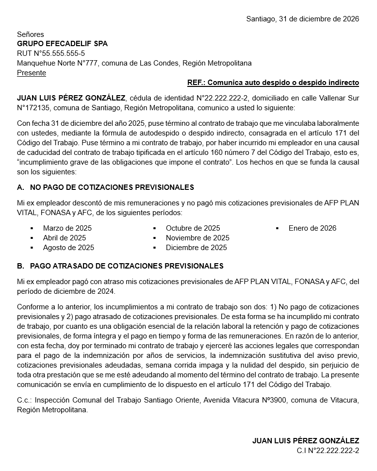 Diferencias entre Renuncia o Auto Despido