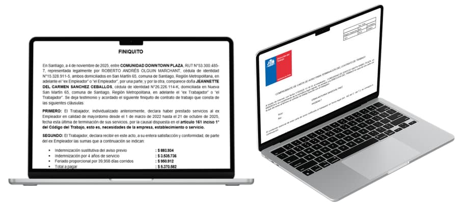 Servicios legales laborales de redacción de contratos y finiquitos